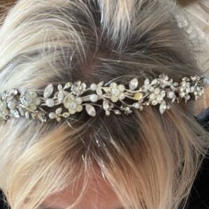 Bridal Rhinestone Flower Crown
